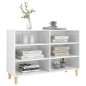 vidaXL Sideboard Hochglanz-Weiß 103,5x35x70 cm Holzwerkstoff vidaXL Sideboard Hochglanz-Weiß 103,5x35x70 cm Holzwerkstoff