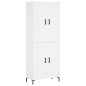 Highboard Weiß 69,5x34x180 cm Holzwerkstoff Highboard Weiß 69,5x34x180 cm Holzwerkstoff