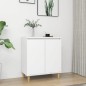 vidaXL Sideboard mit Massivholz-Beinen Weiß 60x35x70 cm Holzwerkstoff vidaXL Sideboard mit Massivholz-Beinen Weiß 60x35x70 cm Holzwerkstoff