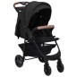 vidaXL 3-in-1 Kinderwagen Anthrazit Stahl vidaXL 3-in-1 Kinderwagen Anthrazit Stahl