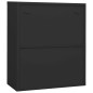 vidaXL Büroschrank mit Pflanzkasten Anthrazit 90x40x128 cm Stahl vidaXL Büroschrank mit Pflanzkasten Anthrazit 90x40x128 cm Stahl