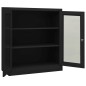 vidaXL Büroschrank mit Pflanzkasten Anthrazit 90x40x128 cm Stahl vidaXL Büroschrank mit Pflanzkasten Anthrazit 90x40x128 cm Stahl