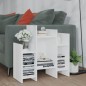 vidaXL Regalschrank Weiß 60x26x60 cm Holzwerkstoff vidaXL Regalschrank Weiß 60x26x60 cm Holzwerkstoff