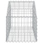 vidaXL Gabione mit Hochbogen 100x50x40/60 cm Verzinktes Eisen vidaXL Gabione mit Hochbogen 100x50x40/60 cm Verzinktes Eisen