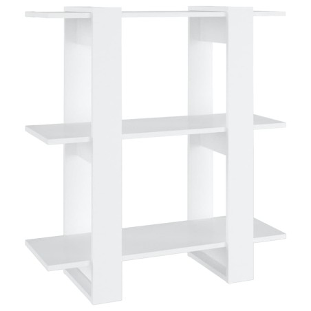 vidaXL Bücherregal/Raumteiler Weiß 80x30x87 cm