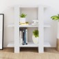 vidaXL Bücherregal/Raumteiler Weiß 80x30x87 cm vidaXL Bücherregal/Raumteiler Weiß 80x30x87 cm