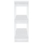 vidaXL Bücherregal/Raumteiler Weiß 80x30x87 cm vidaXL Bücherregal/Raumteiler Weiß 80x30x87 cm