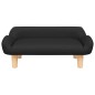 vidaXL Hundebett Schwarz 70x40x24 cm Stoff vidaXL Hundebett Schwarz 70x40x24 cm Stoff