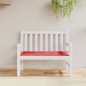 Gartenbank-Auflage Rot 120x50x3 cm Oxford-Gewebe Gartenbank-Auflage Rot 120x50x3 cm Oxford-Gewebe