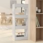 vidaXL Bücherregal/Raumteiler Hochglanz-Weiß 40x30x103cm Holzwerkstoff vidaXL Bücherregal/Raumteiler Hochglanz-Weiß 40x30x103cm Holzwerkstoff