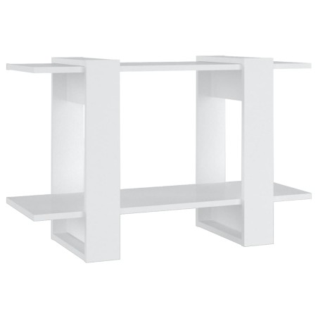 vidaXL Bücherregal/Raumteiler Weiß 80x30x51 cm
