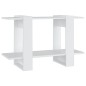vidaXL Bücherregal/Raumteiler Weiß 80x30x51 cm vidaXL Bücherregal/Raumteiler Weiß 80x30x51 cm