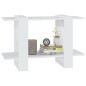 vidaXL Bücherregal/Raumteiler Weiß 80x30x51 cm vidaXL Bücherregal/Raumteiler Weiß 80x30x51 cm