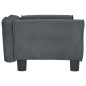 vidaXL Hundebett Dunkelgrau 70x45x30 cm Samt vidaXL Hundebett Dunkelgrau 70x45x30 cm Samt