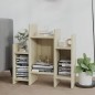 vidaXL Regalschrank Sonoma-Eiche 60x26x60 cm Holzwerkstoff vidaXL Regalschrank Sonoma-Eiche 60x26x60 cm Holzwerkstoff