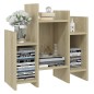 vidaXL Regalschrank Sonoma-Eiche 60x26x60 cm Holzwerkstoff vidaXL Regalschrank Sonoma-Eiche 60x26x60 cm Holzwerkstoff