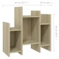 vidaXL Regalschrank Sonoma-Eiche 60x26x60 cm Holzwerkstoff vidaXL Regalschrank Sonoma-Eiche 60x26x60 cm Holzwerkstoff