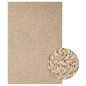 vidaXL Teppich ZIZUR 120x170 cm Jute-Optik Indoor und Outdoor vidaXL Teppich ZIZUR 120x170 cm Jute-Optik Indoor und Outdoor