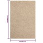 vidaXL Teppich ZIZUR 120x170 cm Jute-Optik Indoor und Outdoor vidaXL Teppich ZIZUR 120x170 cm Jute-Optik Indoor und Outdoor