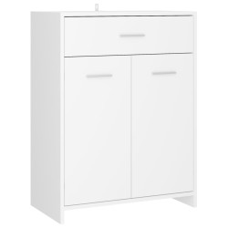 vidaXL Badezimmerschrank Weiß 60x33x80 cm Holzwerkstoff
