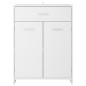 vidaXL Badezimmerschrank Weiß 60x33x80 cm Holzwerkstoff vidaXL Badezimmerschrank Weiß 60x33x80 cm Holzwerkstoff