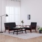 vidaXL 2-tlg. Sofagarnitur Schwarz Kunstleder vidaXL 2-tlg. Sofagarnitur Schwarz Kunstleder