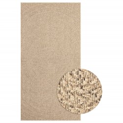 vidaXL Teppich 80x150 cm Jute-Optik Innen und Außen