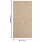 vidaXL Teppich 80x150 cm Jute-Optik Innen und Außen vidaXL Teppich 80x150 cm Jute-Optik Innen und Außen