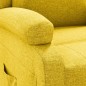 vidaXL Relaxsessel Elektrisch Gelb Stoff vidaXL Relaxsessel Elektrisch Gelb Stoff