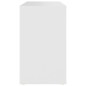 vidaXL Beistelltisch Weiß 60x30x50 cm Holzwerkstoff vidaXL Beistelltisch Weiß 60x30x50 cm Holzwerkstoff