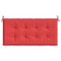 vidaXL Gartenbank-Auflage Rot 100x50x3 cm Oxford-Gewebe vidaXL Gartenbank-Auflage Rot 100x50x3 cm Oxford-Gewebe