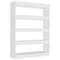 vidaXL Bücherregal/Raumteiler Weiß 100x30x135 cm vidaXL Bücherregal/Raumteiler Weiß 100x30x135 cm
