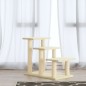 vidaXL Kratzbaum mit Sisal-Kratzsäulen Creme 50,5 cm vidaXL Kratzbaum mit Sisal-Kratzsäulen Creme 50,5 cm