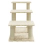 vidaXL Kratzbaum mit Sisal-Kratzsäulen Creme 50,5 cm vidaXL Kratzbaum mit Sisal-Kratzsäulen Creme 50,5 cm
