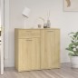 vidaXL Sideboard Sonoma-Eiche 80x36x75 cm Holzwerkstoff vidaXL Sideboard Sonoma-Eiche 80x36x75 cm Holzwerkstoff