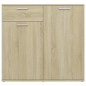 vidaXL Sideboard Sonoma-Eiche 80x36x75 cm Holzwerkstoff vidaXL Sideboard Sonoma-Eiche 80x36x75 cm Holzwerkstoff