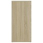 vidaXL Sideboard Sonoma-Eiche 80x36x75 cm Holzwerkstoff vidaXL Sideboard Sonoma-Eiche 80x36x75 cm Holzwerkstoff