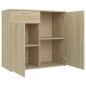 vidaXL Sideboard Sonoma-Eiche 80x36x75 cm Holzwerkstoff vidaXL Sideboard Sonoma-Eiche 80x36x75 cm Holzwerkstoff