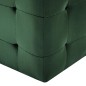vidaXL Pouf 2 Stk. Grün 30x30x30 cm Samtstoff vidaXL Pouf 2 Stk. Grün 30x30x30 cm Samtstoff