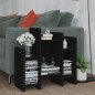 vidaXL Regalschrank Schwarz 60x26x60 cm Holzwerkstoff vidaXL Regalschrank Schwarz 60x26x60 cm Holzwerkstoff