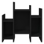 vidaXL Regalschrank Schwarz 60x26x60 cm Holzwerkstoff vidaXL Regalschrank Schwarz 60x26x60 cm Holzwerkstoff