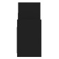 vidaXL Regalschrank Schwarz 60x26x60 cm Holzwerkstoff vidaXL Regalschrank Schwarz 60x26x60 cm Holzwerkstoff
