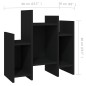 vidaXL Regalschrank Schwarz 60x26x60 cm Holzwerkstoff vidaXL Regalschrank Schwarz 60x26x60 cm Holzwerkstoff