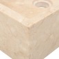 vidaXL Waschtisch Massivholz Teak mit Waschbecken Marmor Creme vidaXL Waschtisch Massivholz Teak mit Waschbecken Marmor Creme