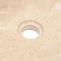 vidaXL Waschtisch Massivholz Teak mit Waschbecken Marmor Creme vidaXL Waschtisch Massivholz Teak mit Waschbecken Marmor Creme