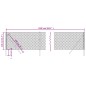 vidaXL Maschendrahtzaun Anthrazit 1,1x25 m vidaXL Maschendrahtzaun Anthrazit 1,1x25 m