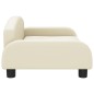 vidaXL Hundebett Creme 70x45x30 cm Kunstleder vidaXL Hundebett Creme 70x45x30 cm Kunstleder