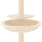 vidaXL Kratzbaum mit Sisal-Kratzsäulen Creme 72 cm vidaXL Kratzbaum mit Sisal-Kratzsäulen Creme 72 cm
