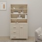 vidaXL Highboard HAMAR Massivholz Kiefer Honigbraun vidaXL Highboard HAMAR Massivholz Kiefer Honigbraun