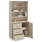 vidaXL Highboard HAMAR Massivholz Kiefer Honigbraun vidaXL Highboard HAMAR Massivholz Kiefer Honigbraun